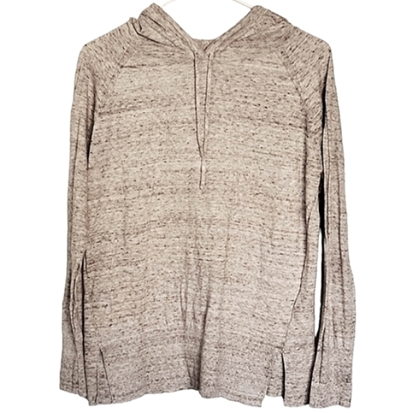 1151 * Gap Lightweight Pullover Heather Tan Hoodie Size M - Picture 1 of 8